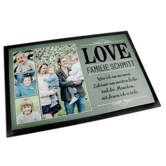 Personalisierte, individuelle Fußmatten