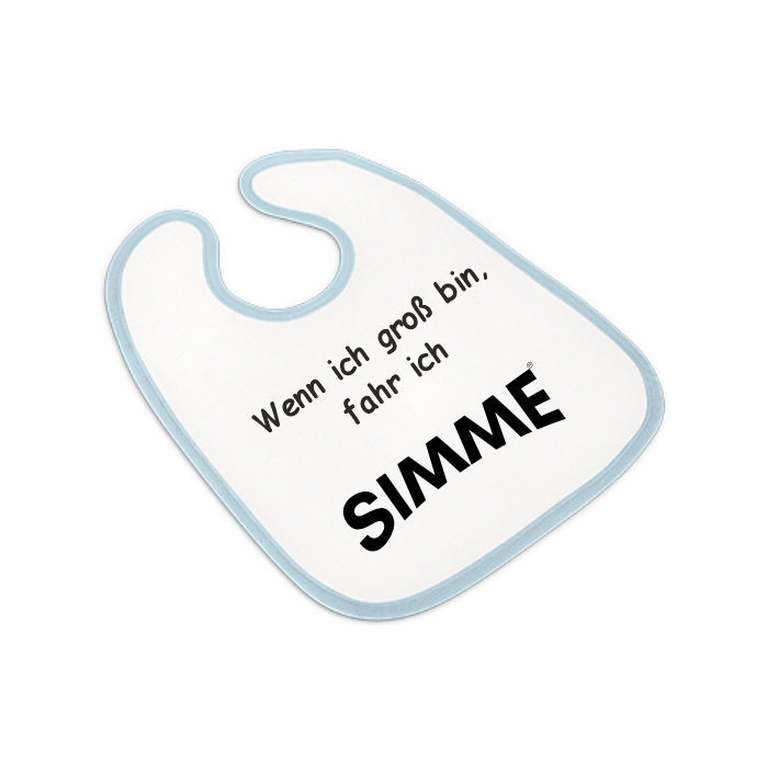 Babylatz IFA Simme© Schriftzug / Simson DDR, hellblau