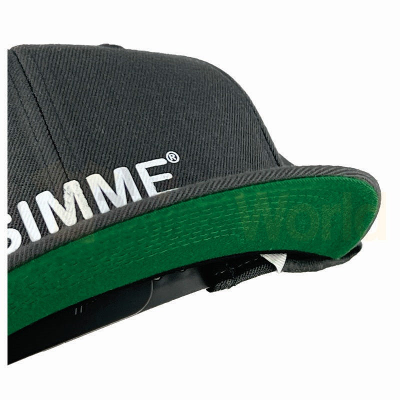 Snapback, Cap SIMME© Schriftzug, dunkelgrau