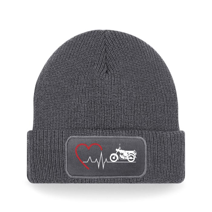Strickmütze Beanie IFA Simme© S51 Herzschlag / Simson S51 Herzschlag DDR, verschiedene Farben