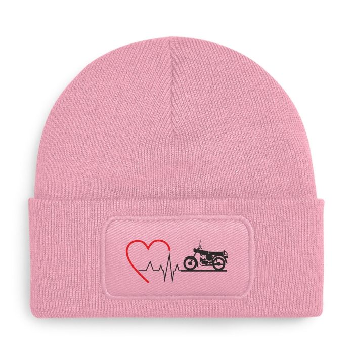 Strickmütze Beanie IFA Simme© S51 Herzschlag / Simson S51 Herzschlag DDR, verschiedene Farben