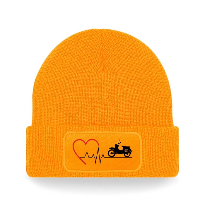 Strickmütze Beanie IFA Simme© Schwalbe Herzschlag / Simson Schwalbe Herzschlag DDR, verschiedene Farben