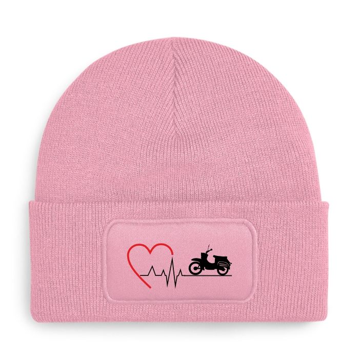 Strickmütze Beanie IFA Simme© Schwalbe Herzschlag / Simson Schwalbe Herzschlag DDR, verschiedene Farben