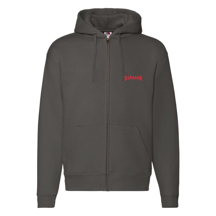 Premium Hooded Sweat Jacke Simme© / Simson roter Schriftzug, IFA DDR