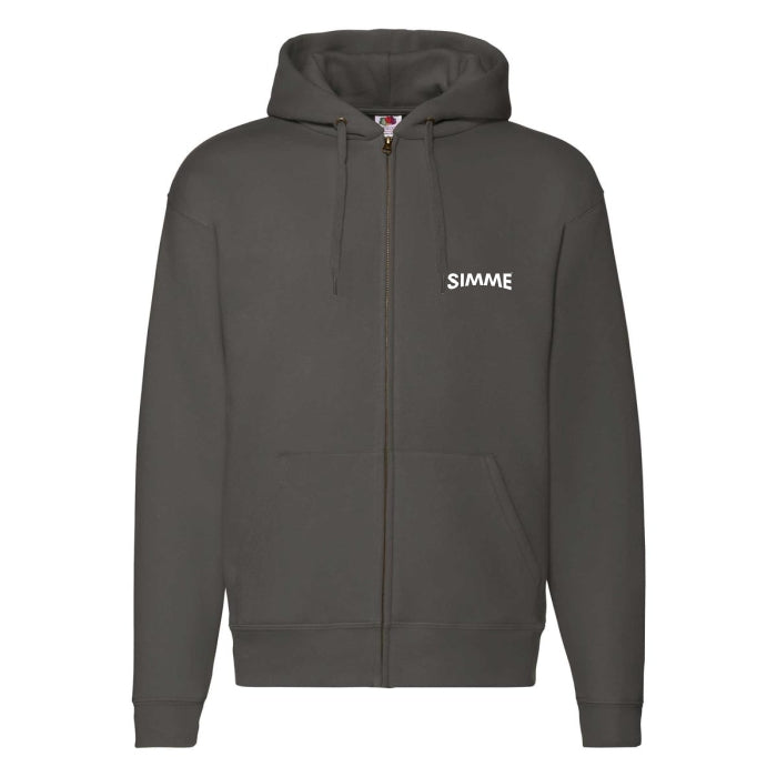 Premium Hooded Sweat Jacke Simme© / Simson weisser Schriftzug, IFA DDR
