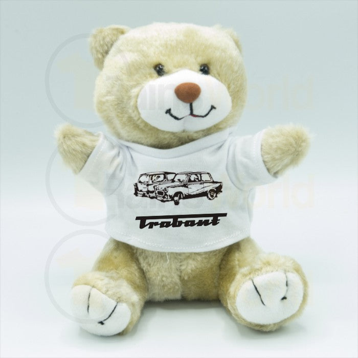 Plüschtier Sachsenring - Trabant Logo Doppel (Elch - Schaf - Teddy - Frosch - Elefant - Giraffe - Hase)