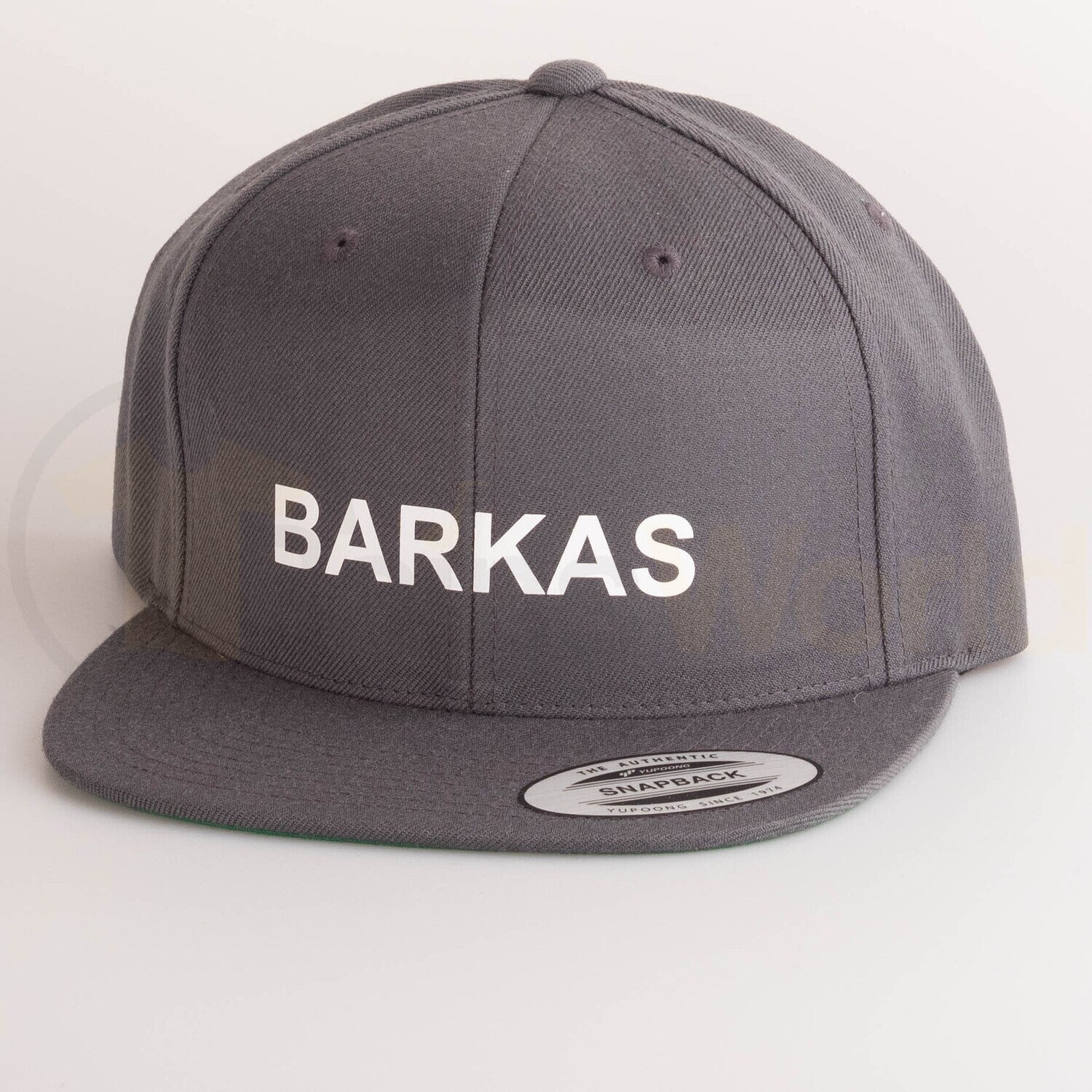 Snapback, Cap Barkas Schriftzug, dunkelgrau