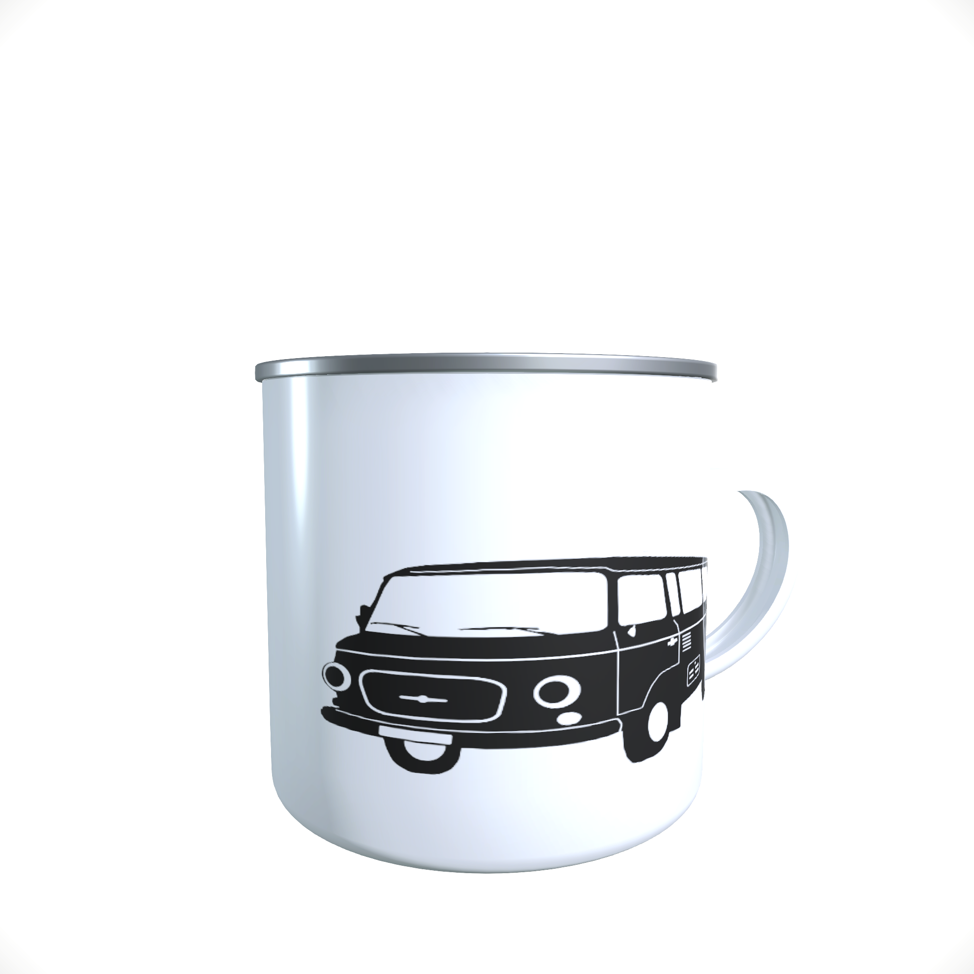 Emailletasse / Tasse IFA Barkas Bus DDR