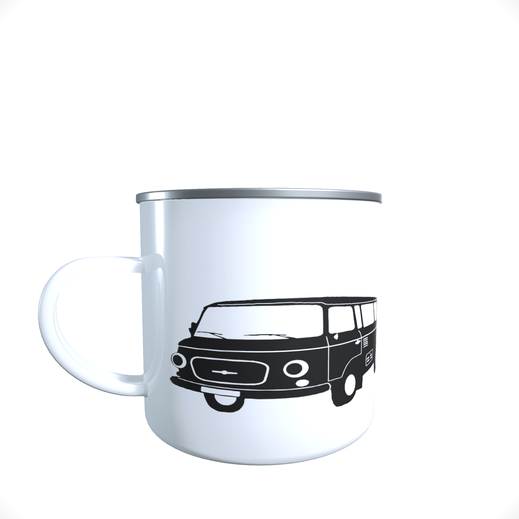 Emailletasse / Tasse IFA Barkas Bus DDR