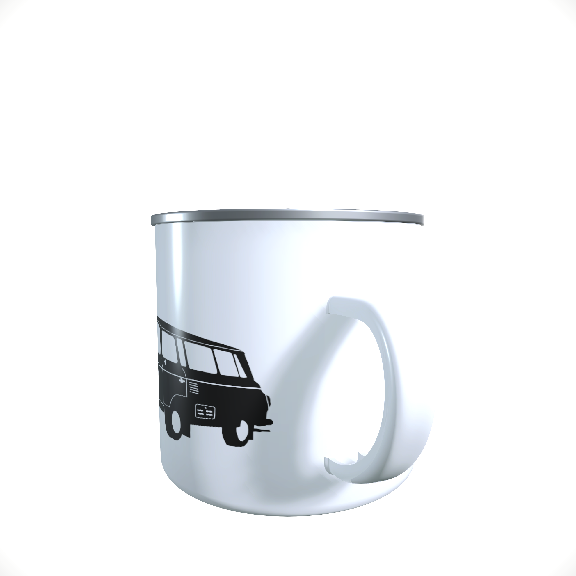 Emailletasse / Tasse IFA Barkas Bus DDR