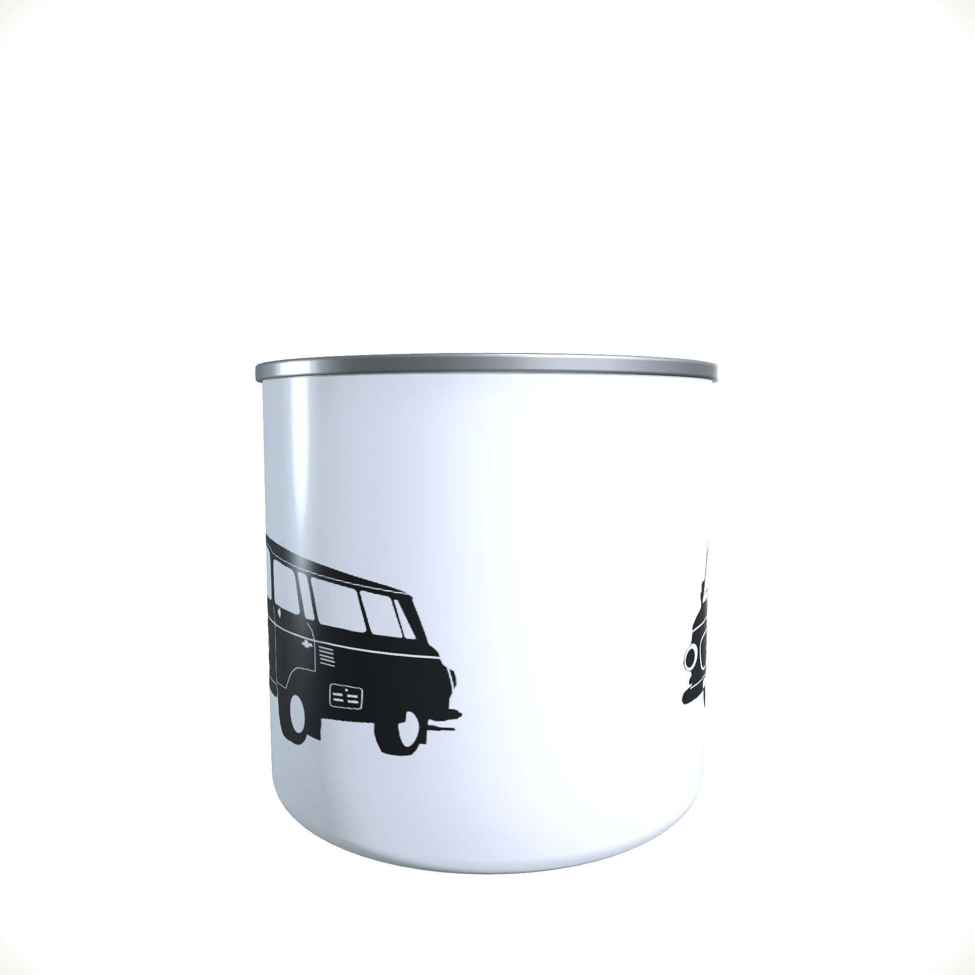 Emailletasse / Tasse IFA Barkas Bus DDR