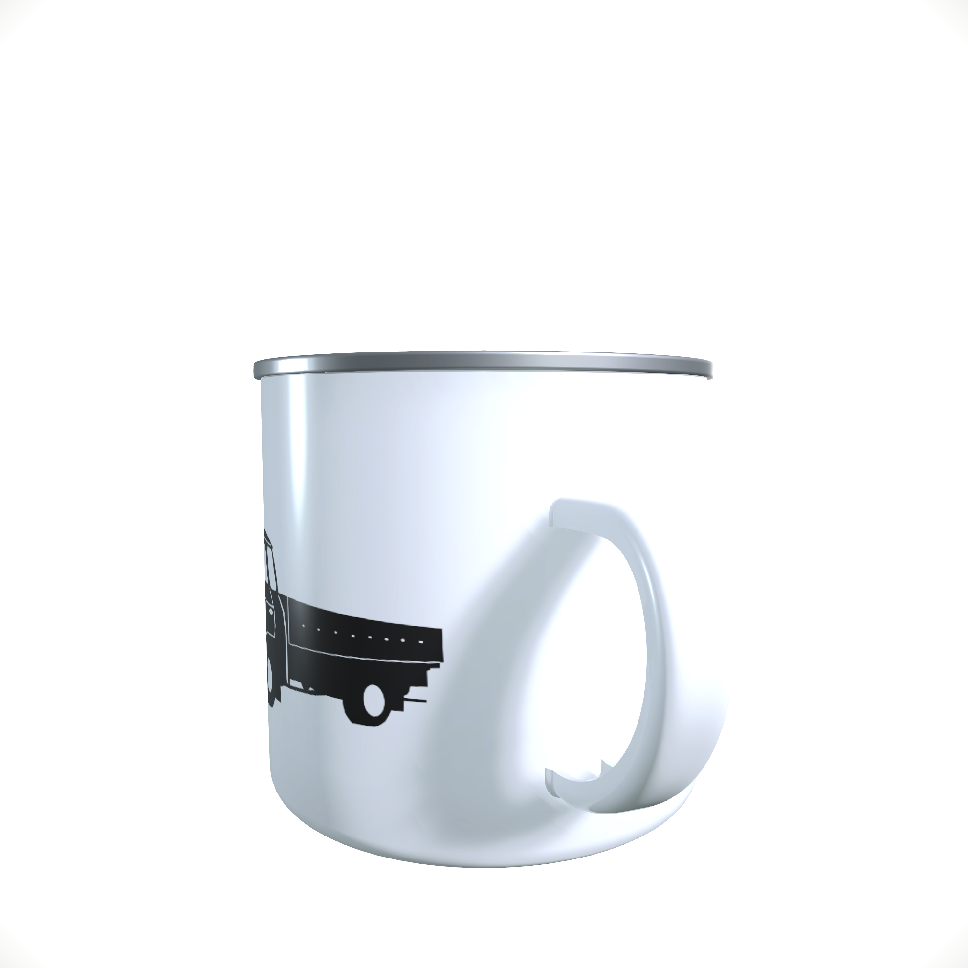 Emailletasse / Tasse IFA Barkas Pritsche DDR