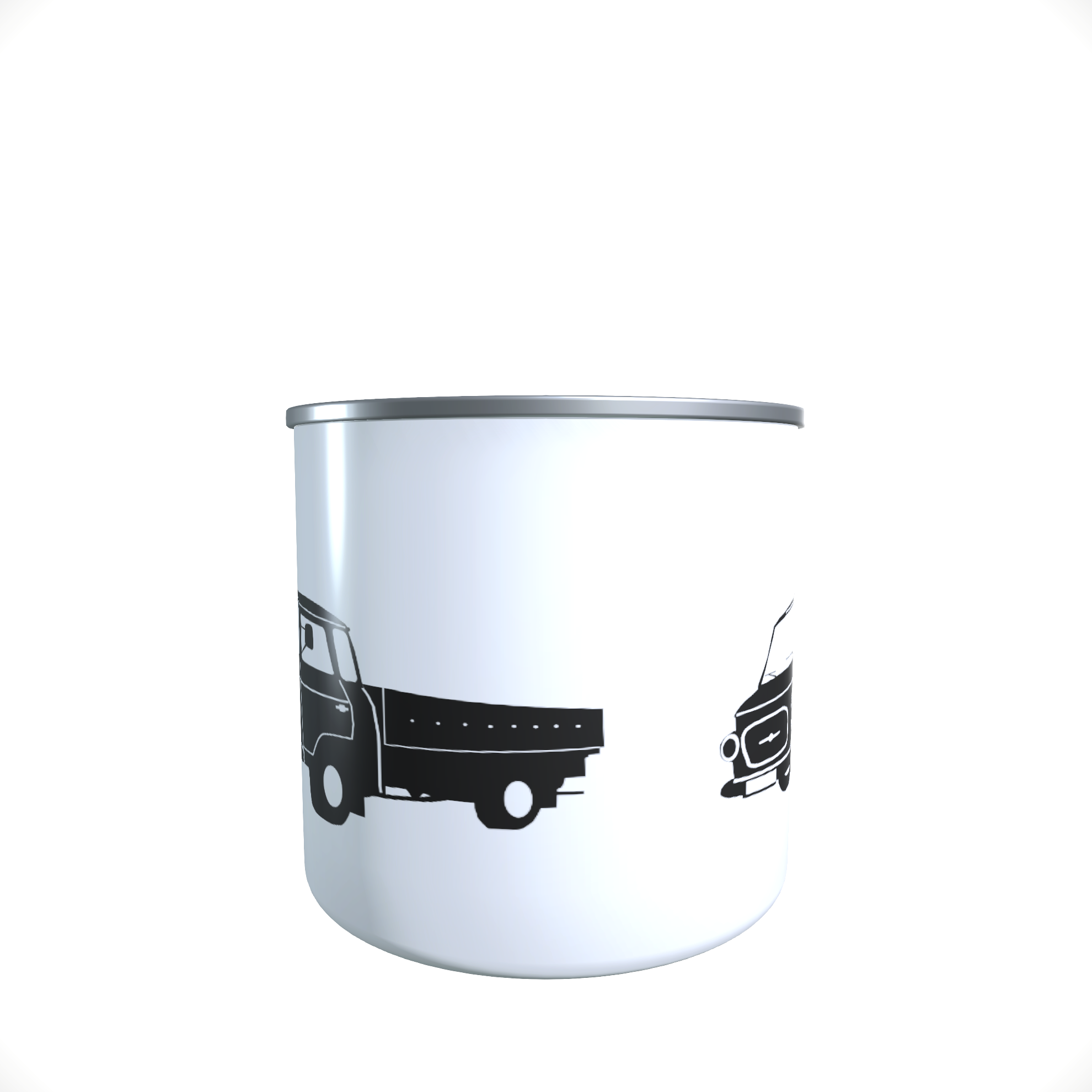 Emailletasse / Tasse IFA Barkas Pritsche DDR