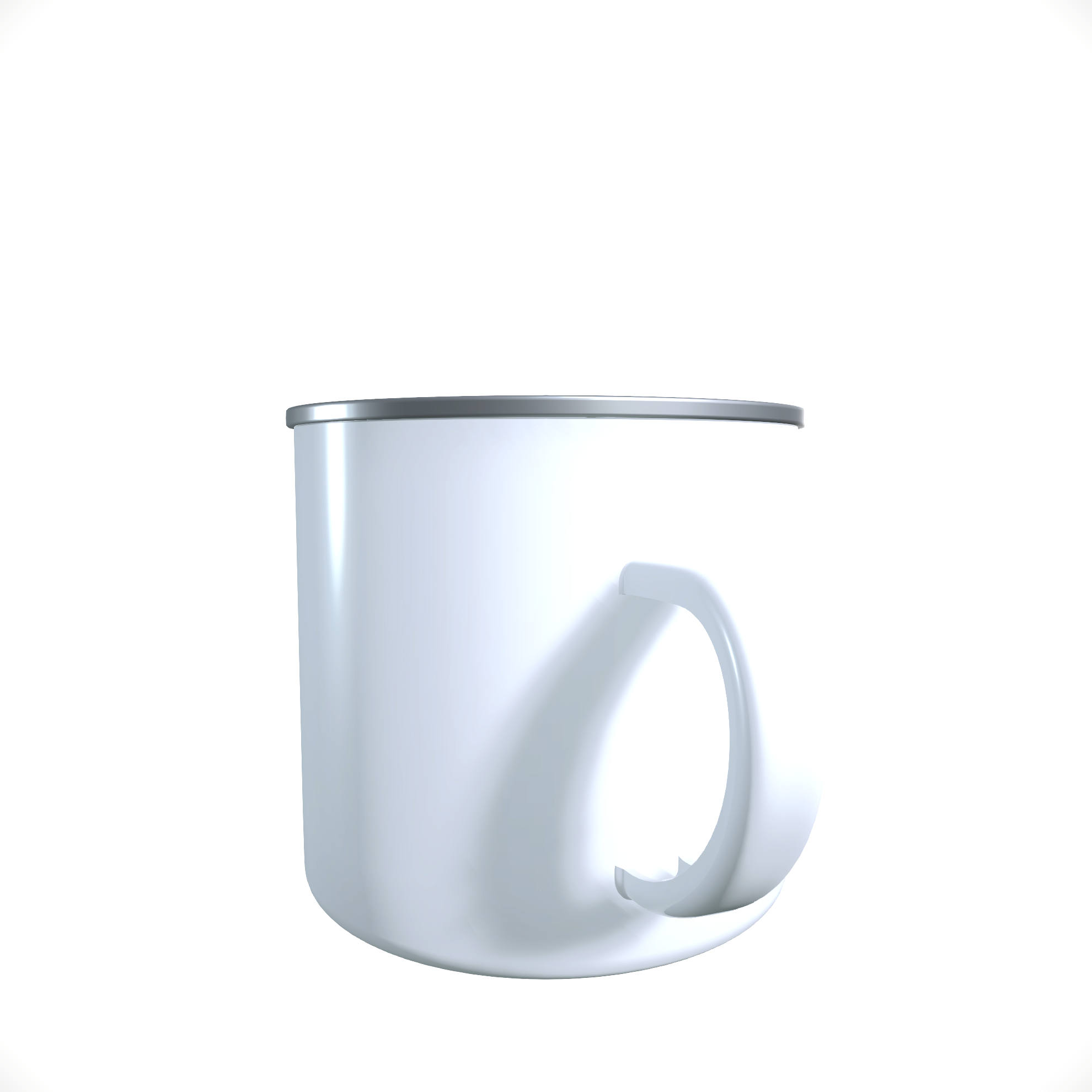 Emailletasse / Tasse IFA Trabant Ich mochte schon als Kind kein Blechspielzeug!