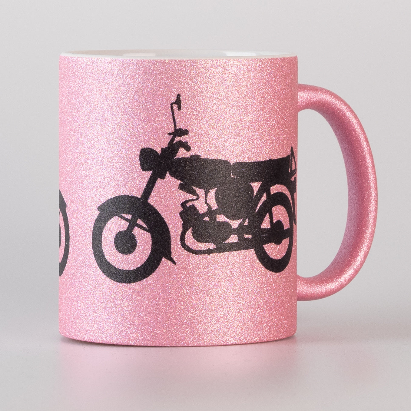 Glittertasse, Glitzertasse Simson S51, pink