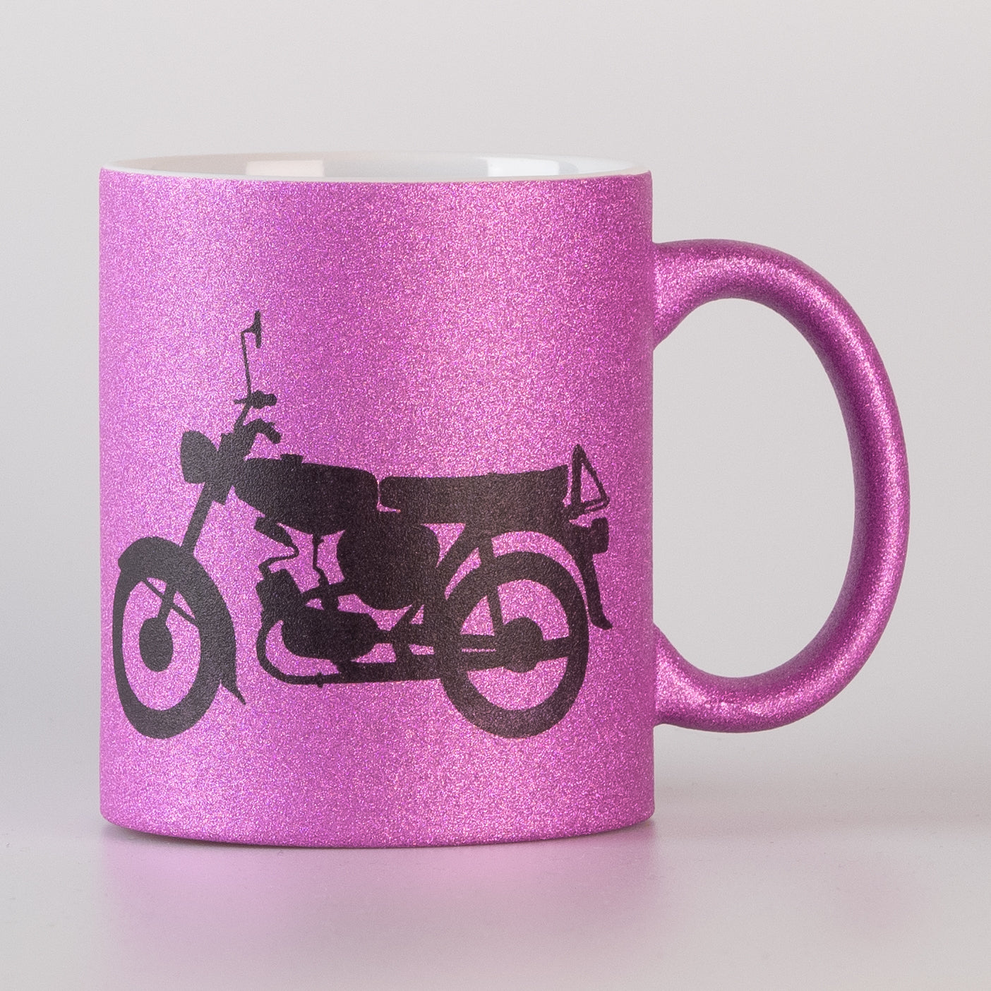 Glittertasse, Glitzertasse Simson S51, lila