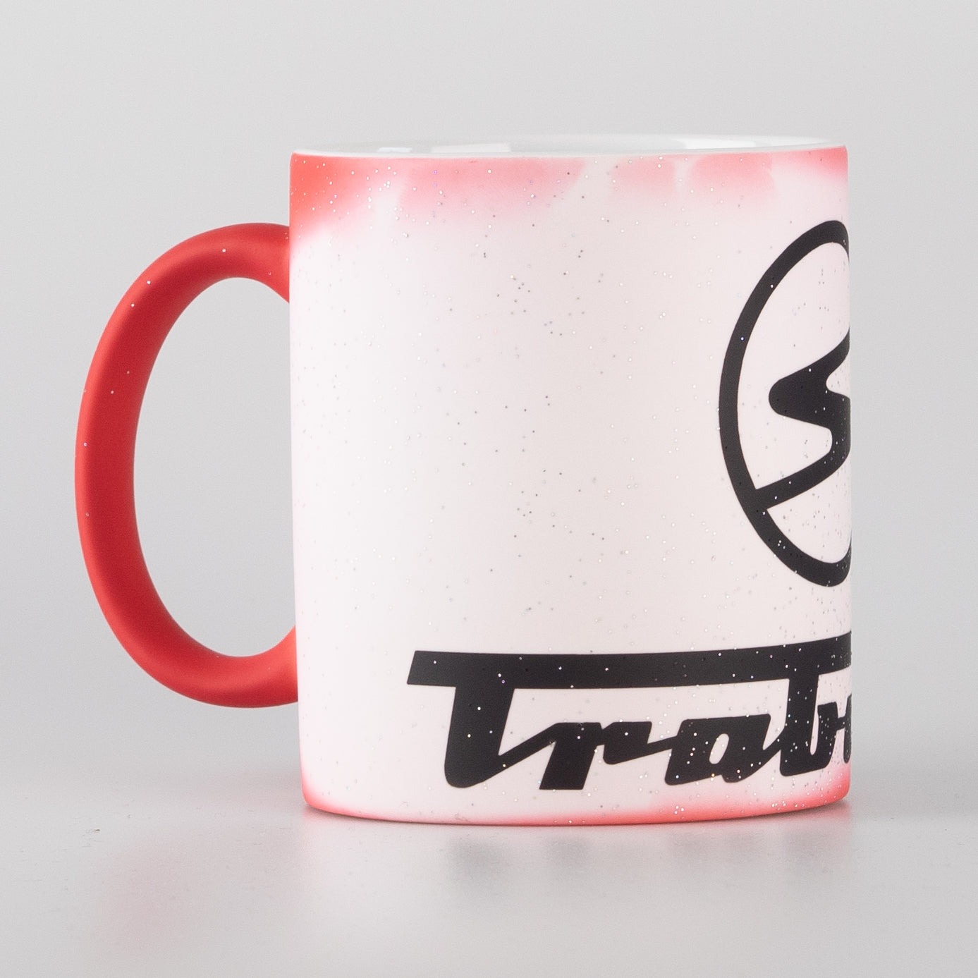 Zaubertasse / Glitzer - Zaubertasse Sachsenring Trabant, rot