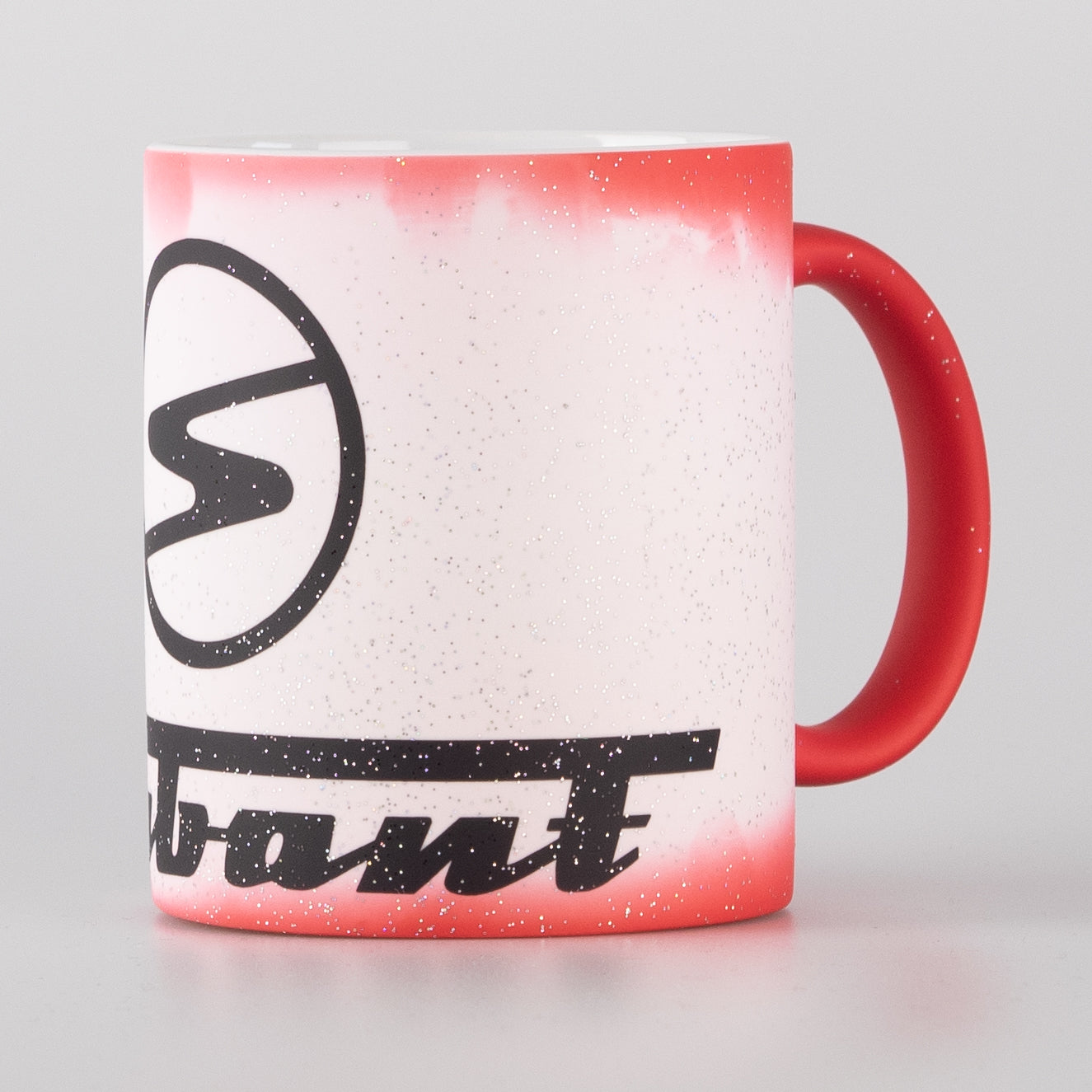 Zaubertasse / Glitzer - Zaubertasse Sachsenring Trabant, rot