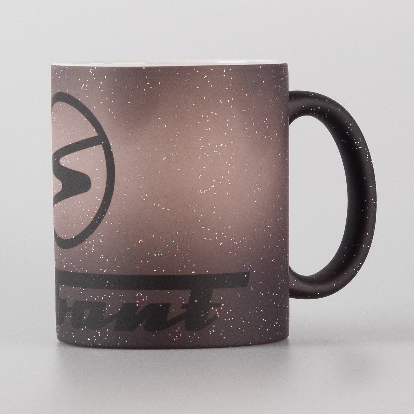 Zaubertasse / Glitzer - Zaubertasse Sachsenring Trabant, schwarz