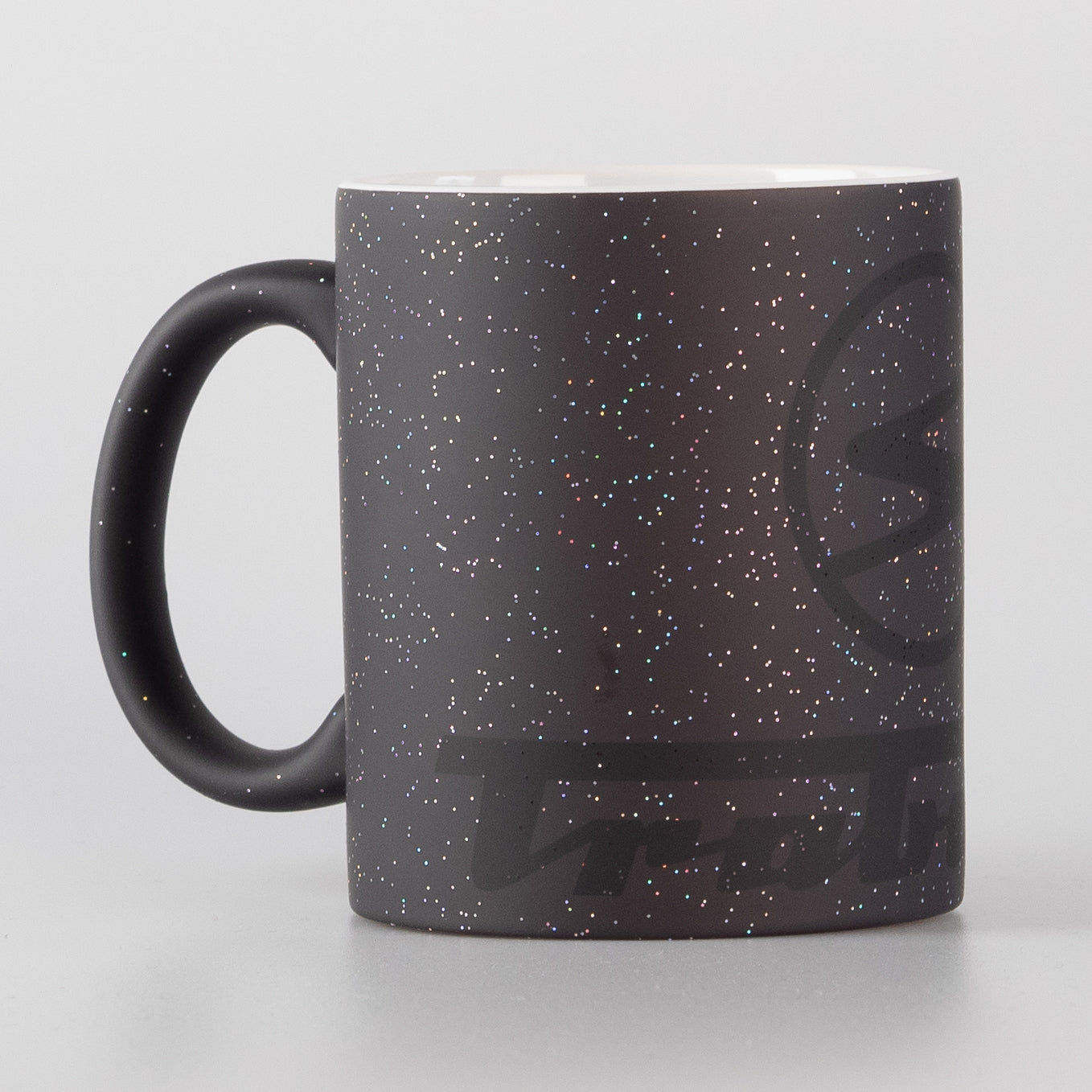 Zaubertasse / Glitzer - Zaubertasse Sachsenring Trabant, schwarz