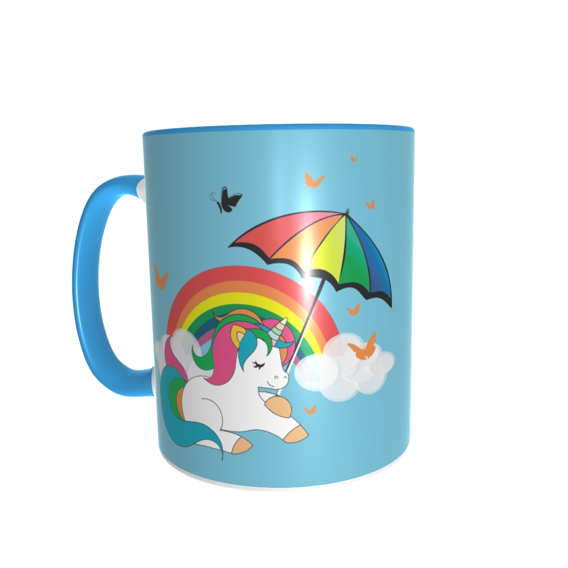 Kaffeepott / Tasse Einhorn