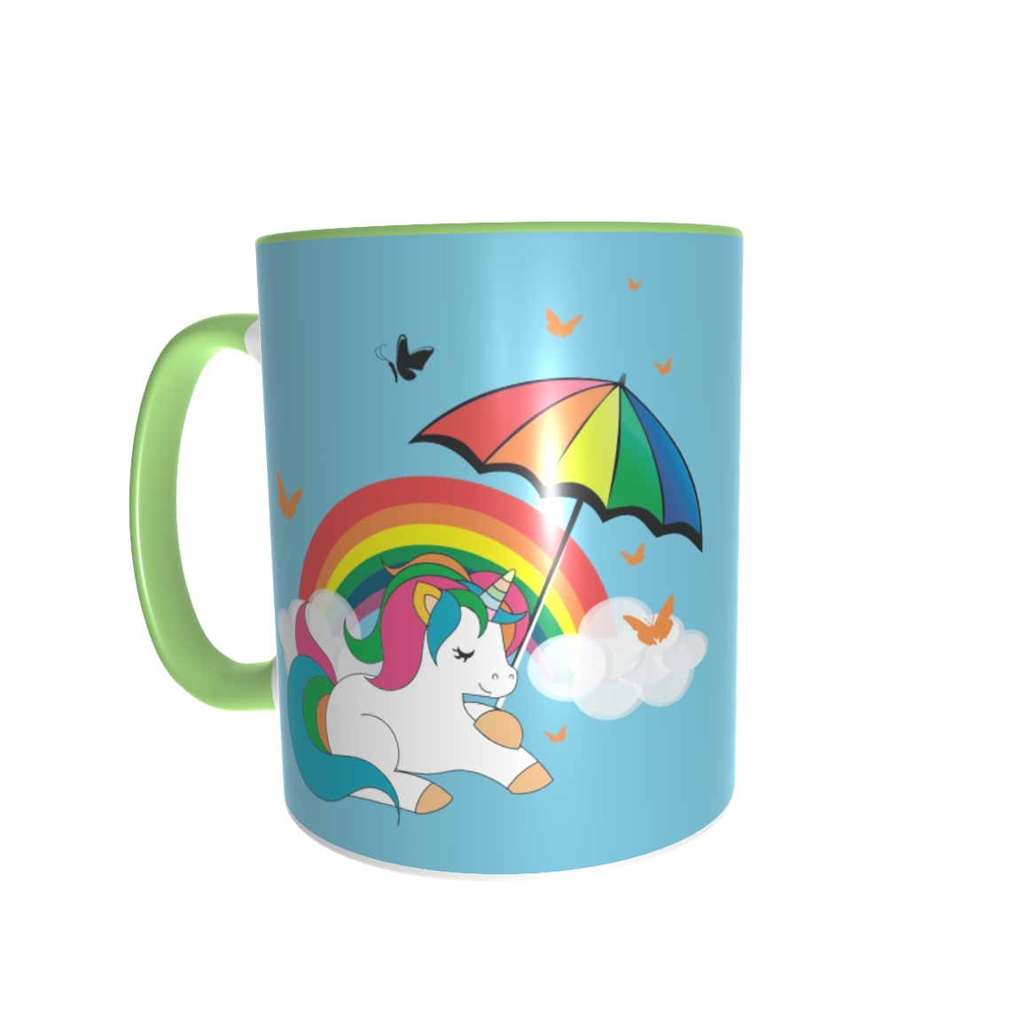 Kaffeepott / Tasse Einhorn