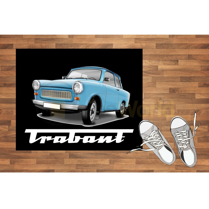 Fußmatte IFA Sachsenring Trabant 601, himmelblau