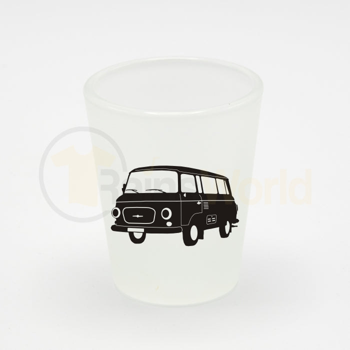 Schnapsglas Barkas Bus