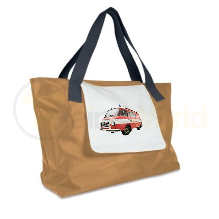 Shopping Bag / Tasche IFA Barkas Bus Feuerwehr