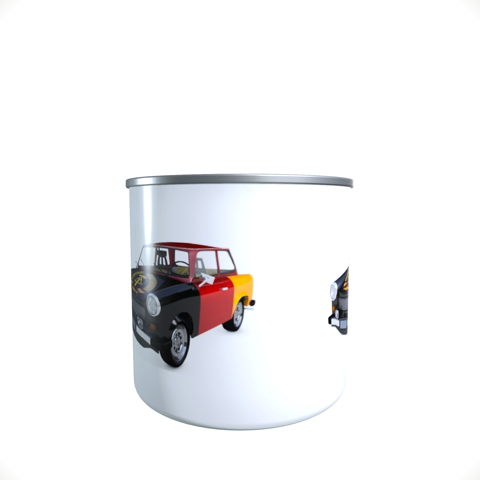 Emailletasse / Tasse IFA Trabant DDR