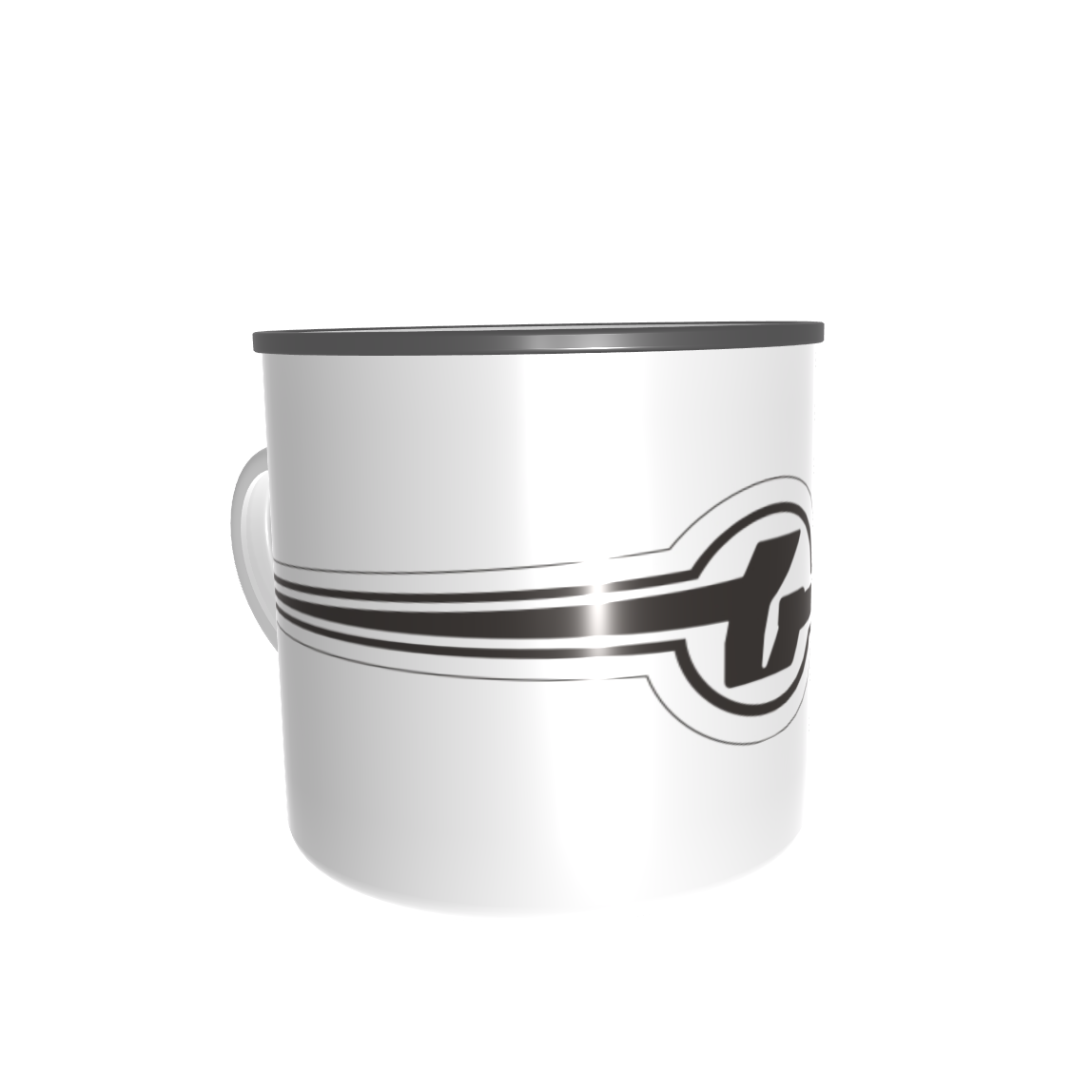 Emailletasse / Tasse IFA Barkas Logo DDR