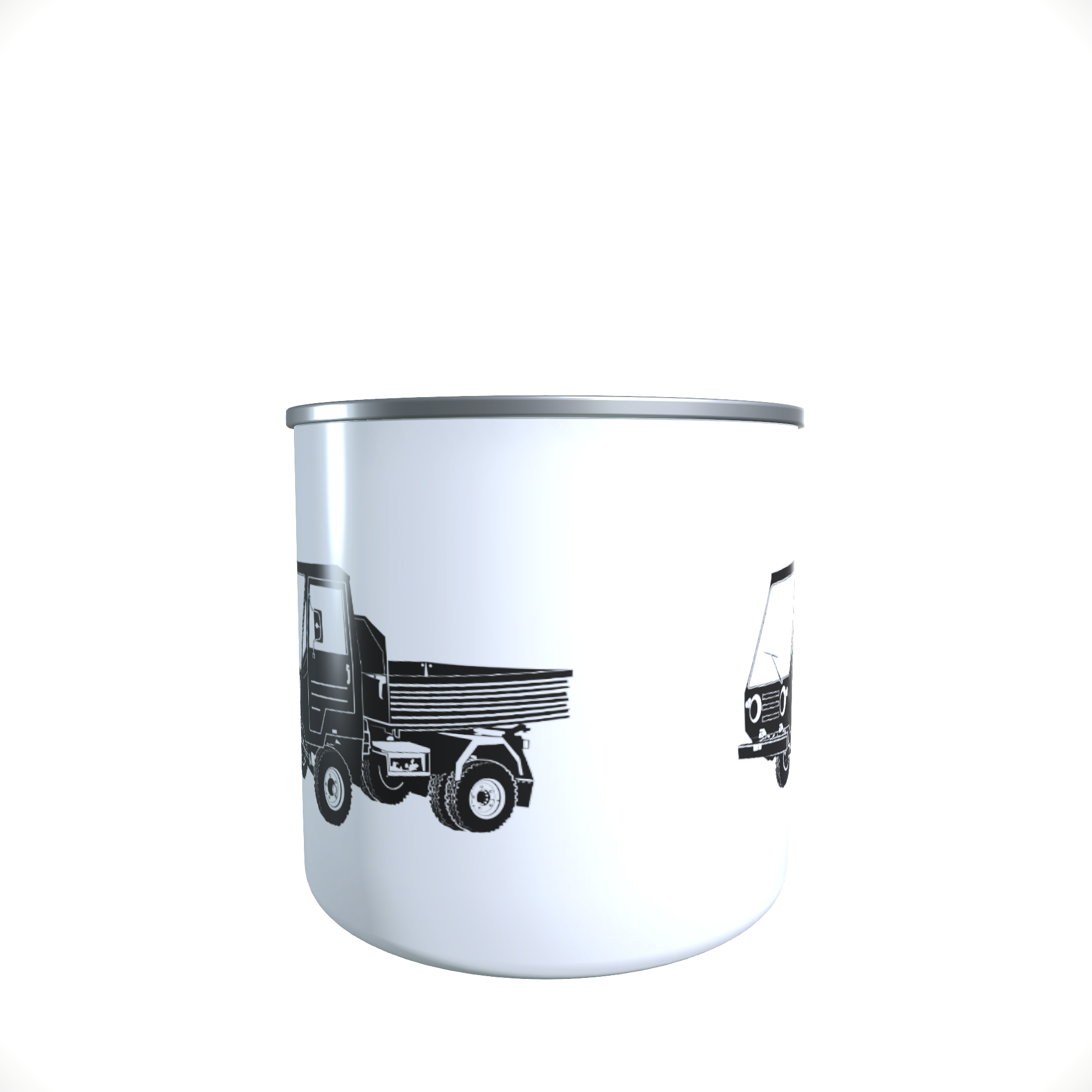 Emailletasse / Tasse IFA Multicar DDR