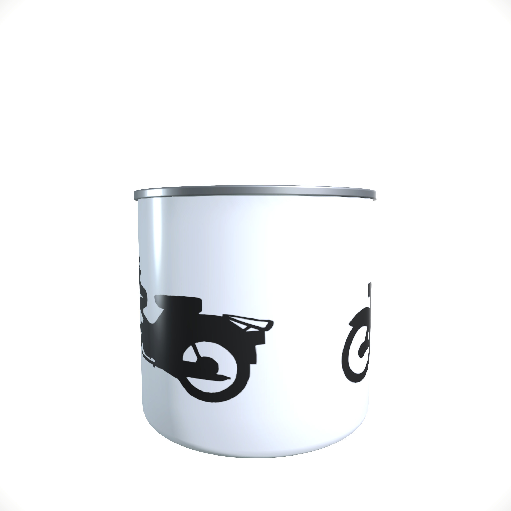 Emailletasse / Tasse Simson Star DDR