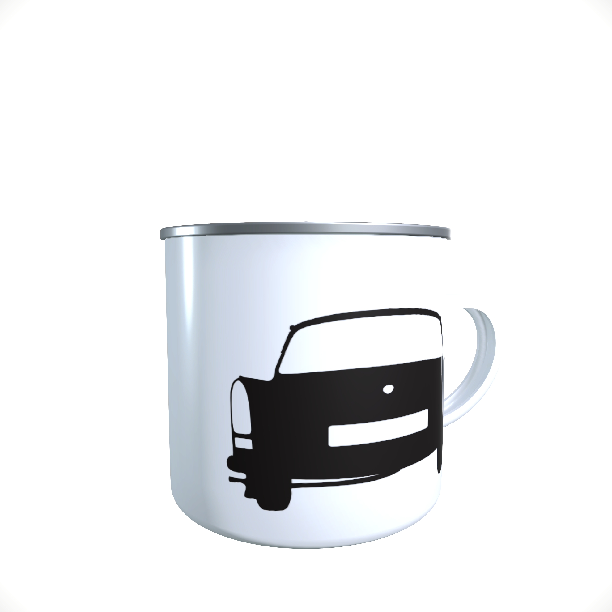 Emailletasse / Tasse IFA Trabant 601