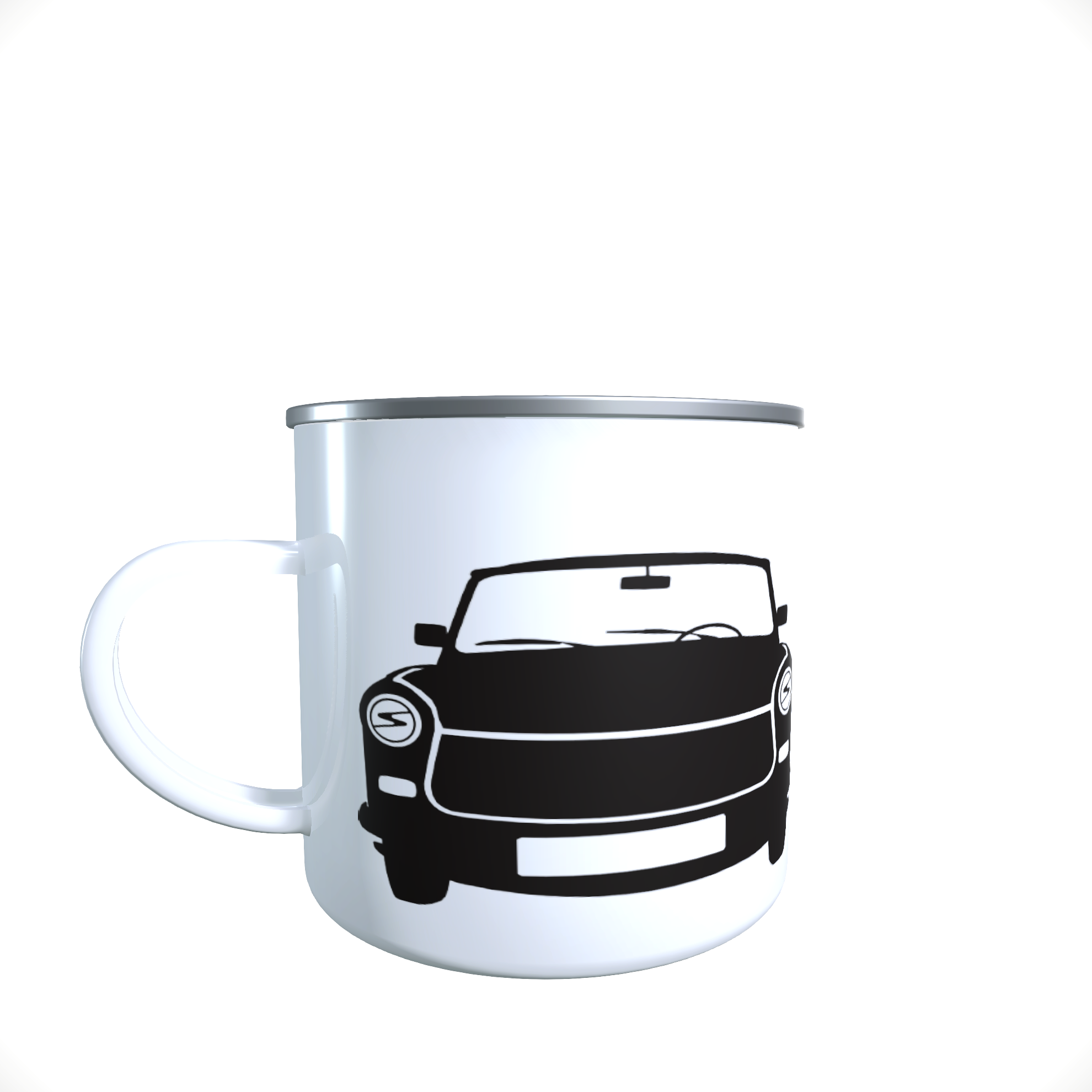 Emailletasse / Tasse IFA Trabant 601