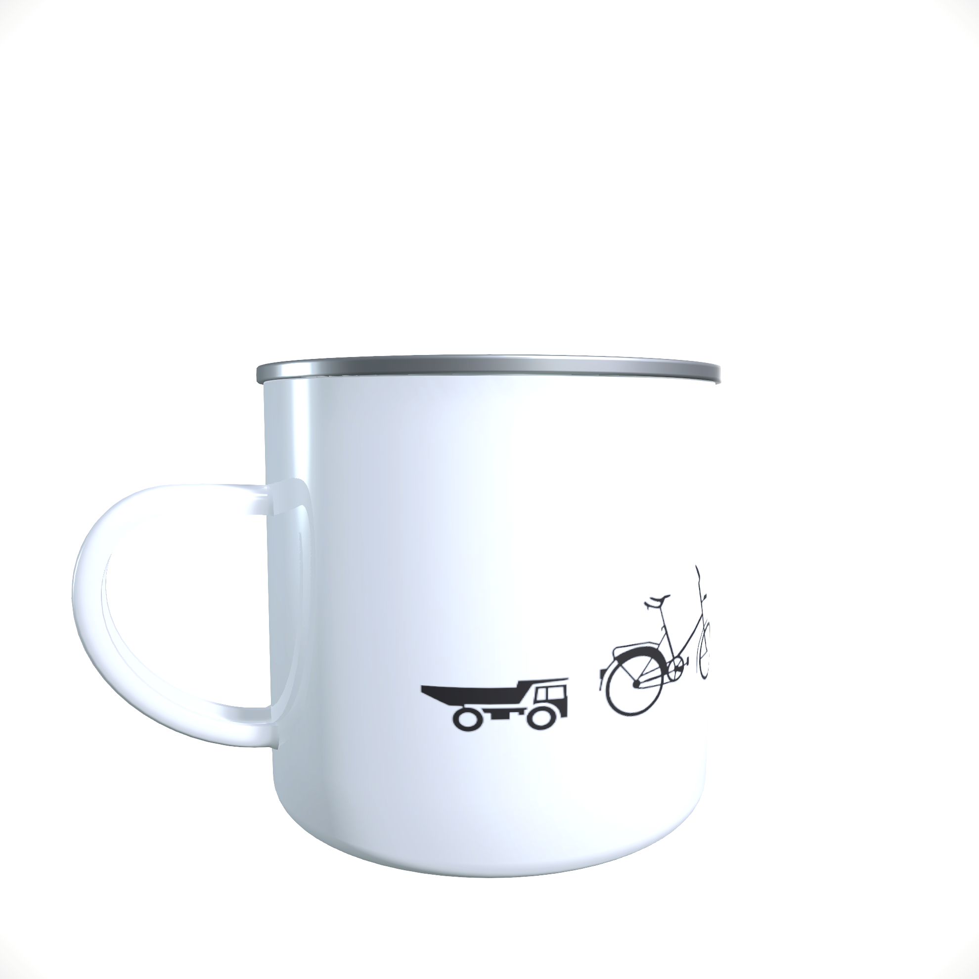 Emailletasse / Tasse IFA Simson S51 Trabant Evolution