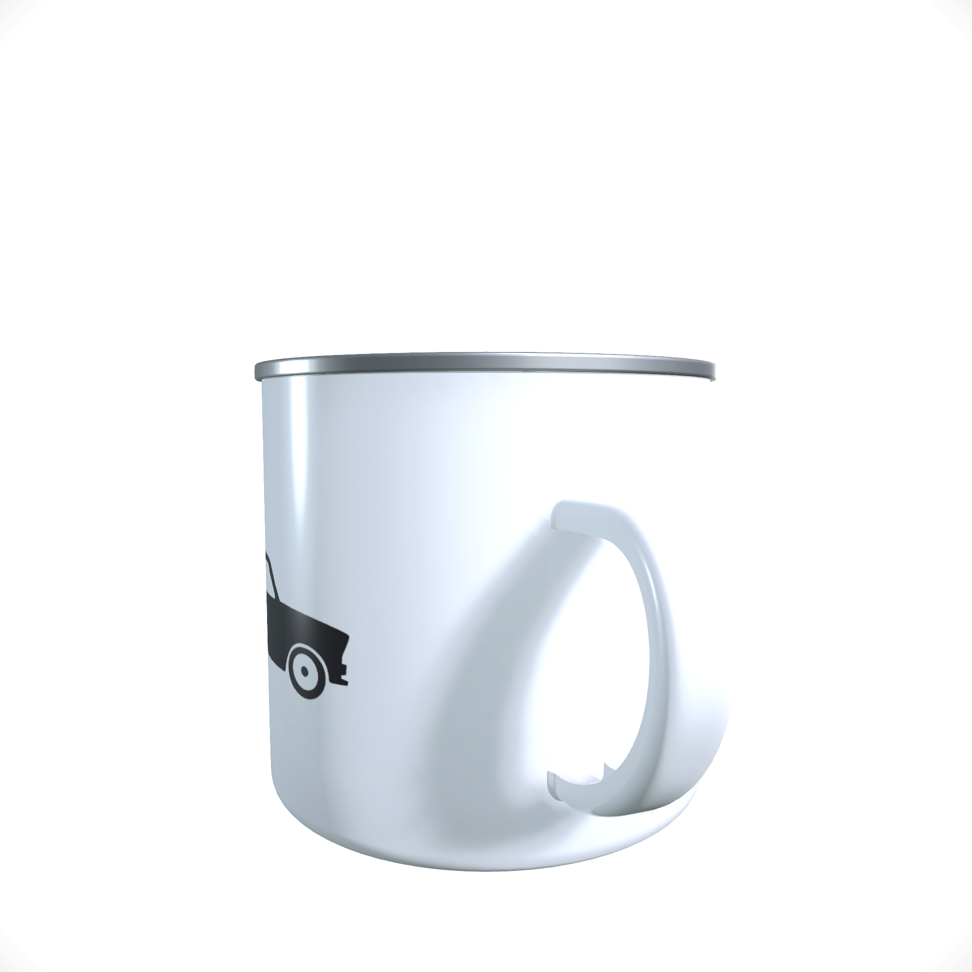 Emailletasse / Tasse IFA Simson S51 Trabant Evolution