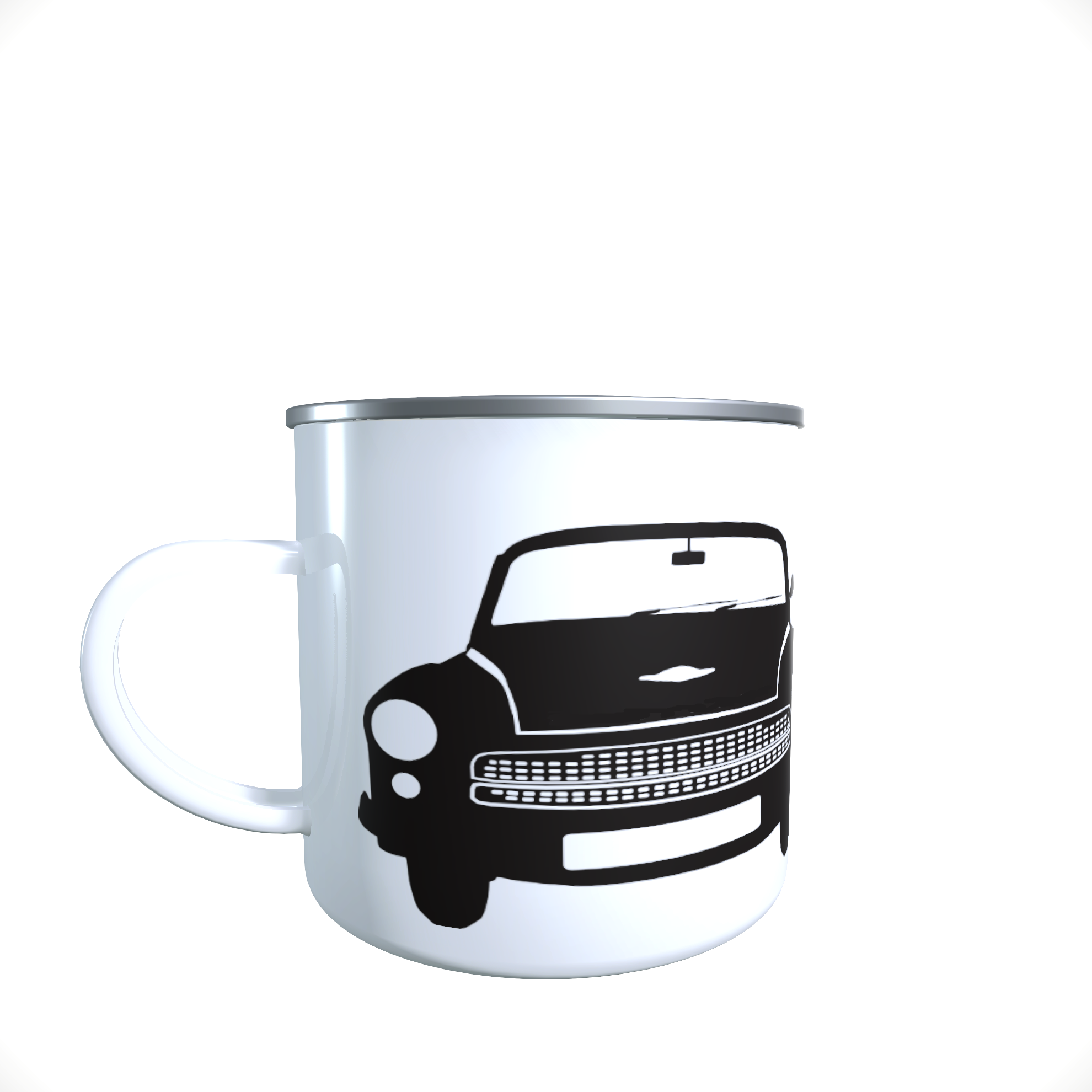 Emailletasse / Tasse IFA Wartburg 311