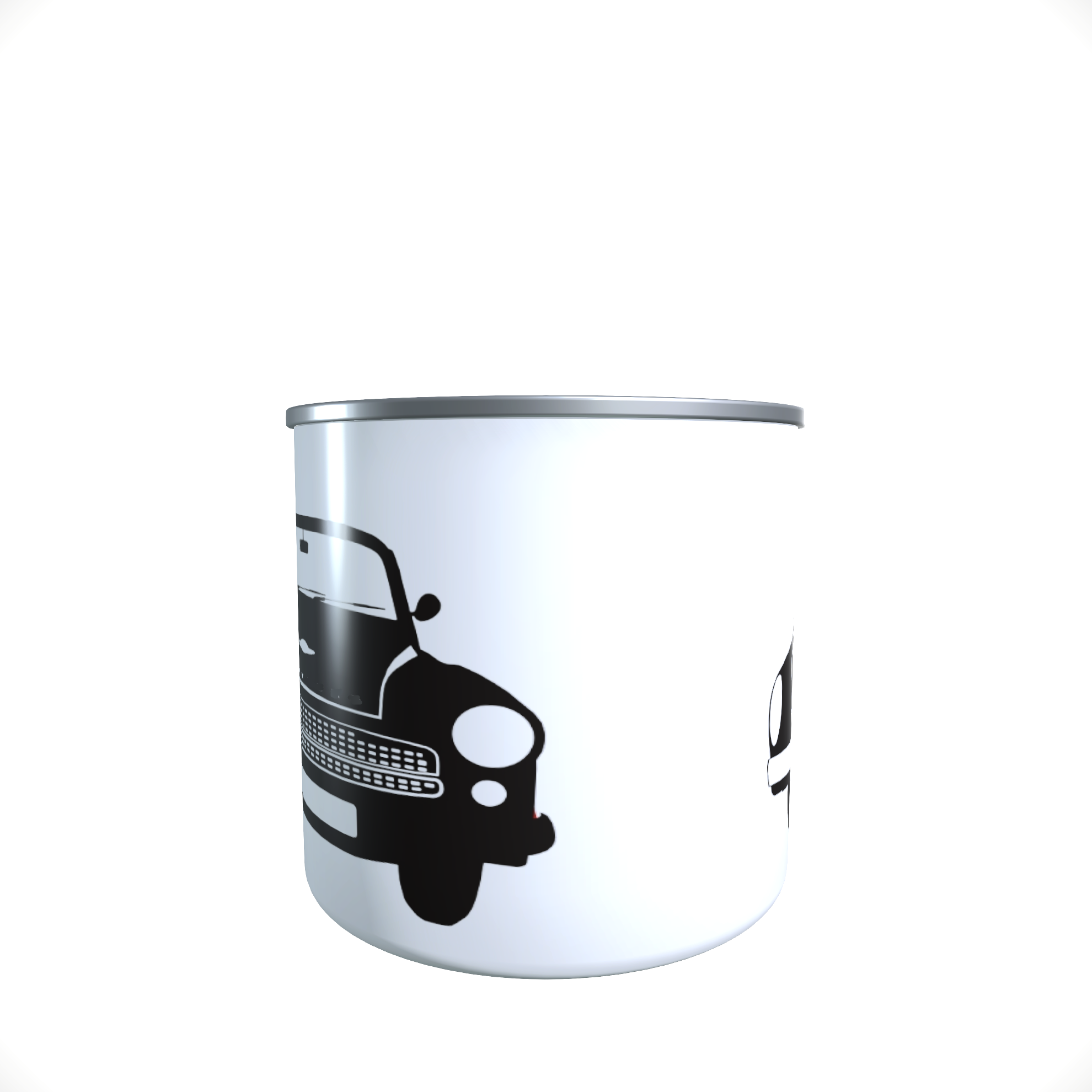 Emailletasse / Tasse IFA Wartburg 311