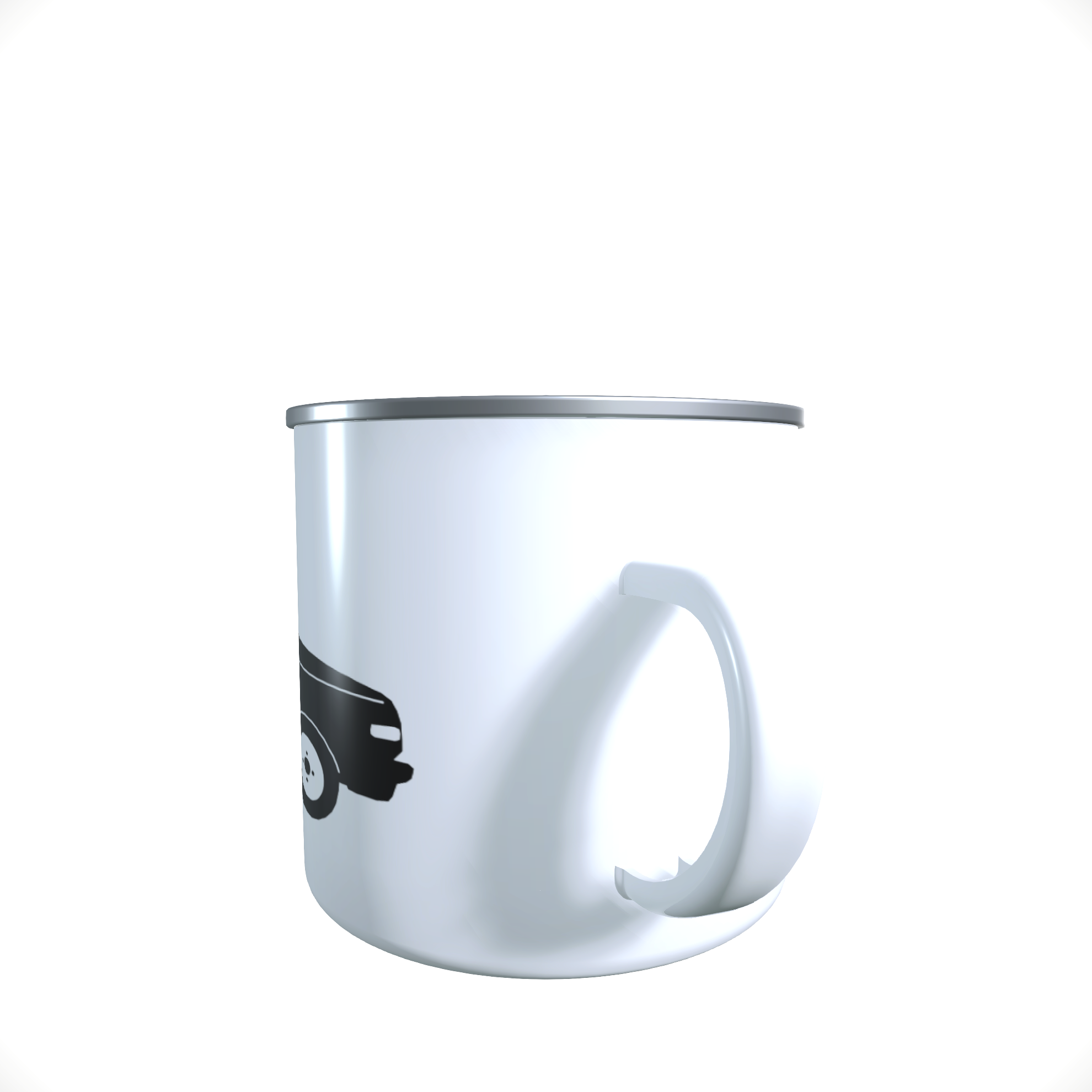 Emailletasse / Tasse IFA Wartburg 353 / 1.3