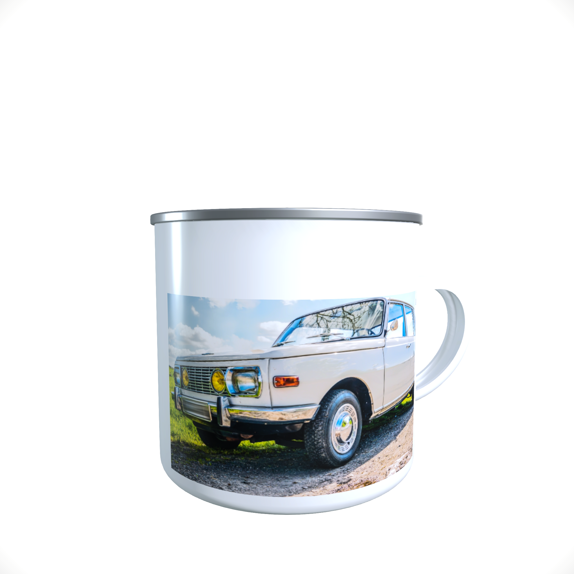 Emailletasse / Tasse IFA Wartburg 353 Foto