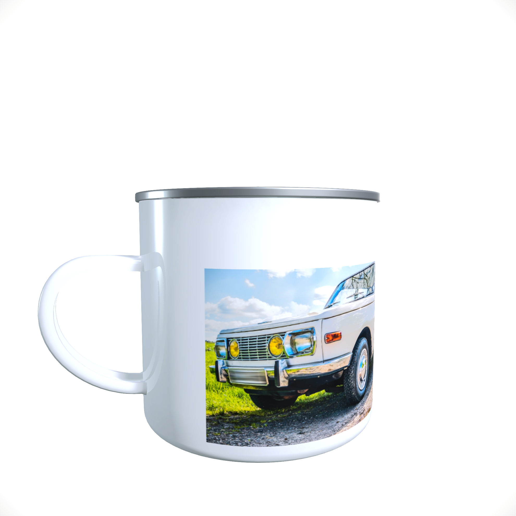 Emailletasse / Tasse IFA Wartburg 353 Foto