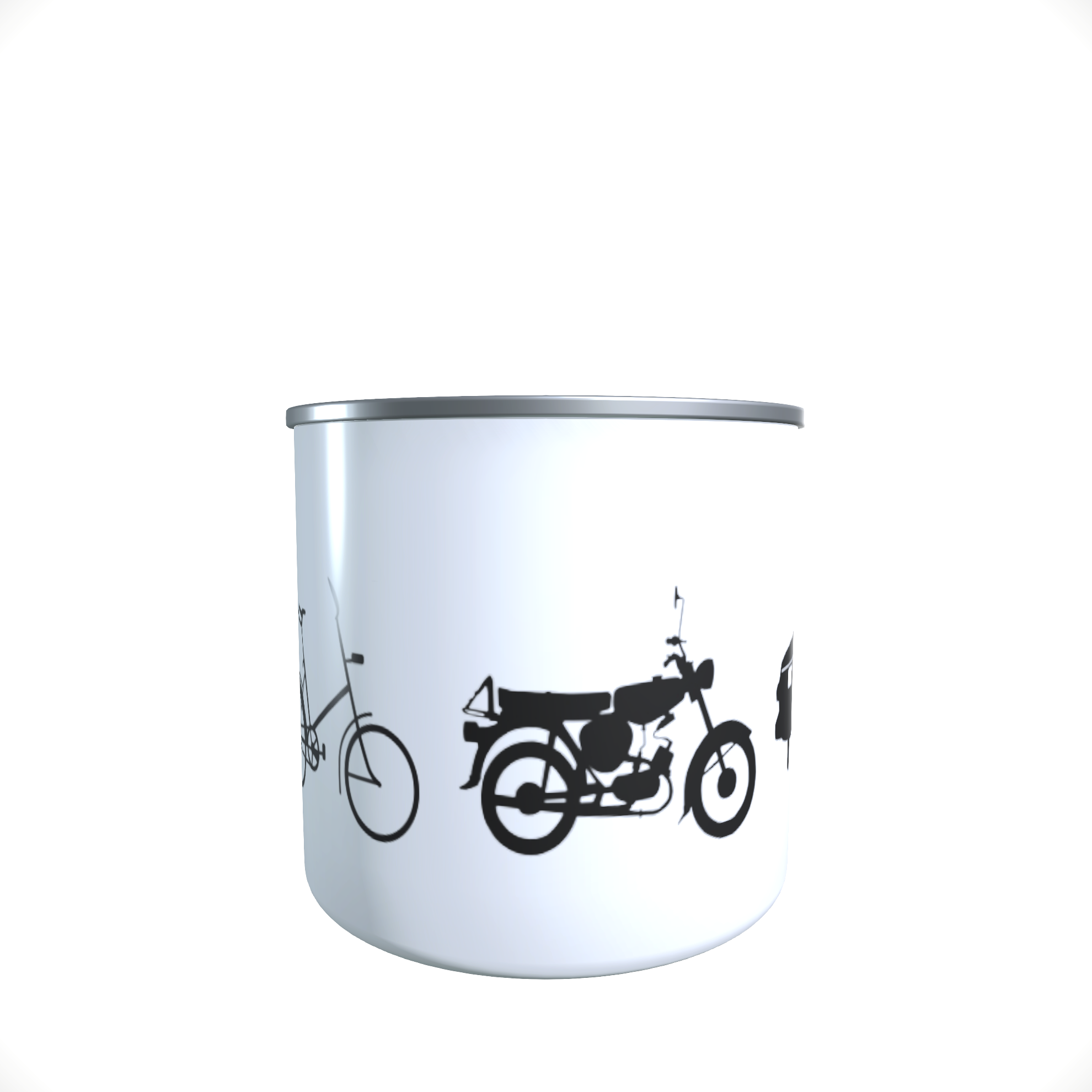 Emailletasse / Tasse IFA Simson S51 Wartburg Evolution