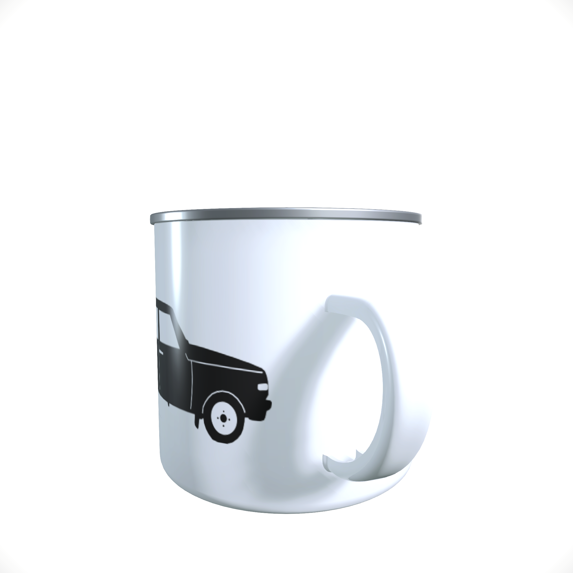 Emailletasse / Tasse IFA Simson Schwalbe Wartburg Evolution