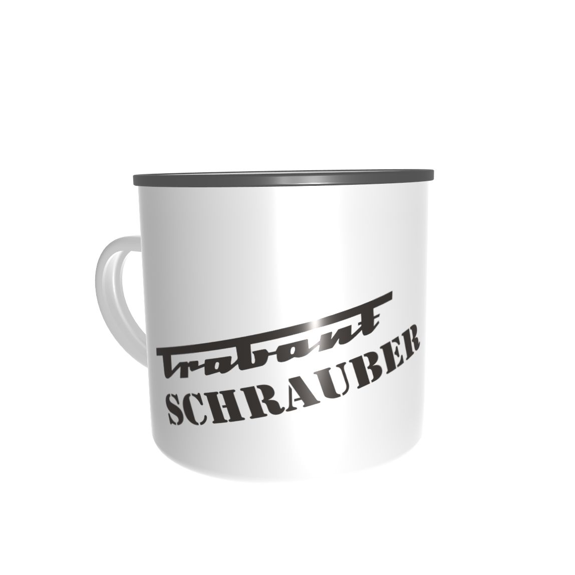 Emailletasse / Tasse IFA Trabant Schrauber