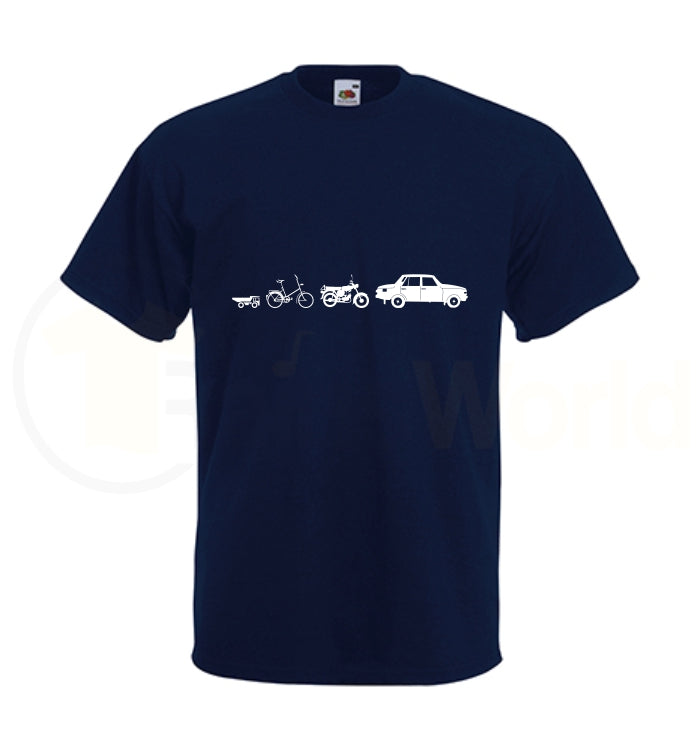 T-Shirt, Shirt S51 Wartburg - Evolution, verschiedene Farben