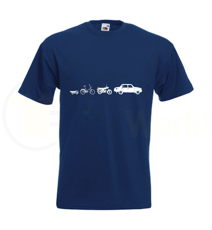 T-Shirt, Shirt S51 Wartburg - Evolution, verschiedene Farben