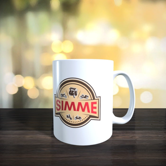 Kaffeepott, Tasse IFA Simme© / Simson DDR beidseitiger Druck, verschiedene Farben