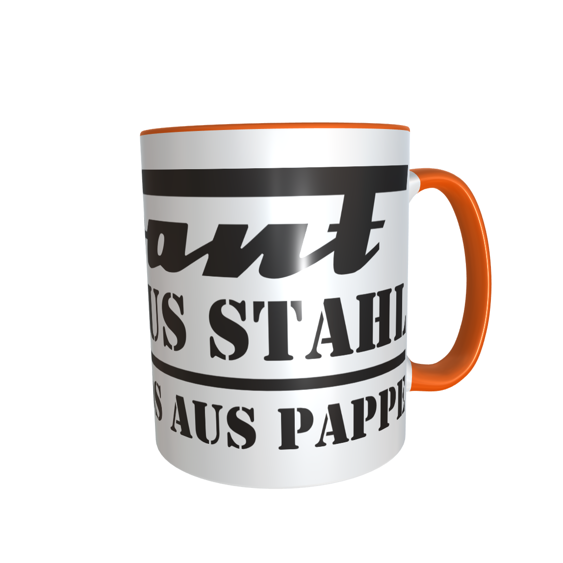 Kaffeepott, Tasse Sachsenring Frauen aus Stahl, fahren Autos aus Pappe, verschiedene Farben