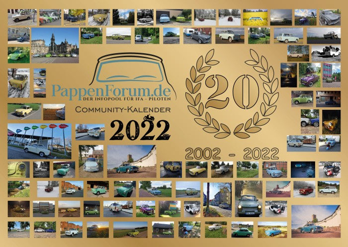PappenForum Community Kalender / IFA Kalender 2022 A3